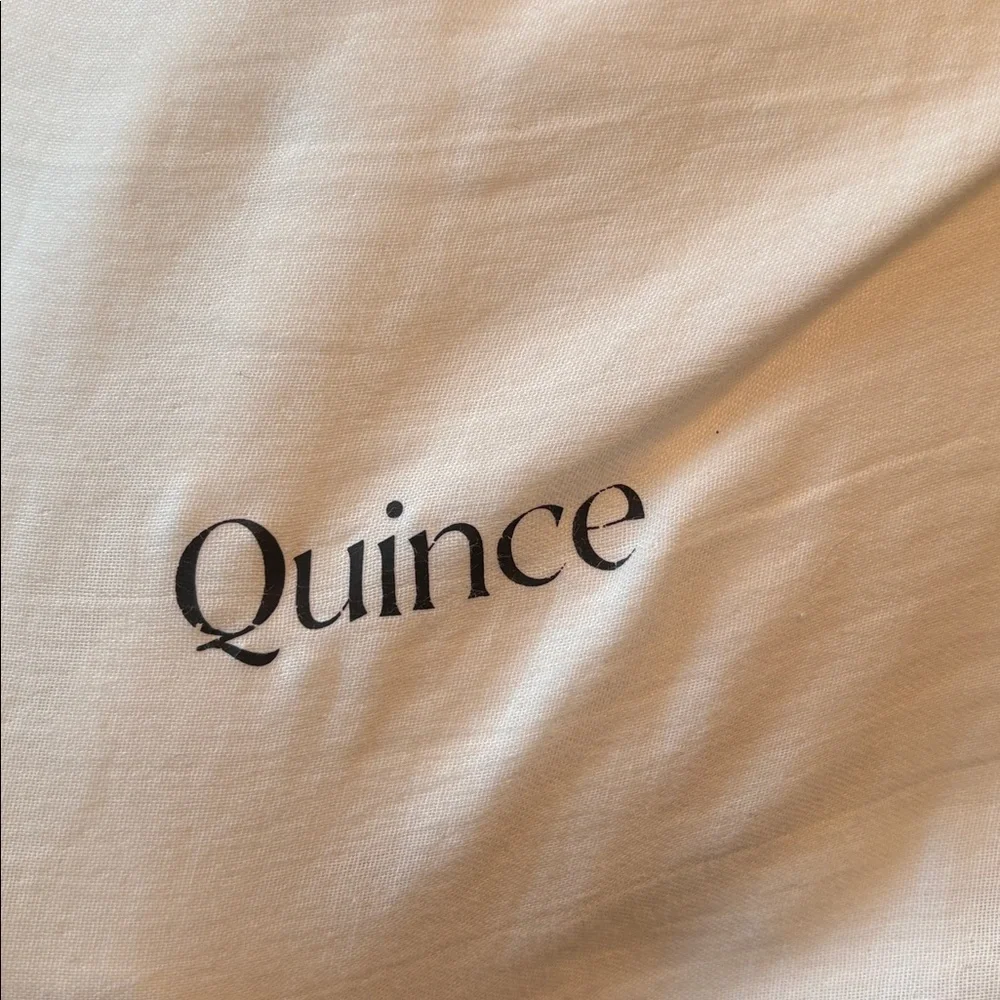 QUINCE Organic Airy Gauze Duvet Cover Twin White